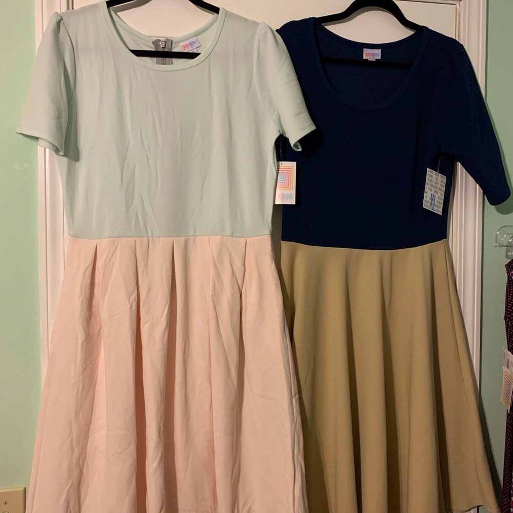 2 new XL LuLaRoe Amelia dresses